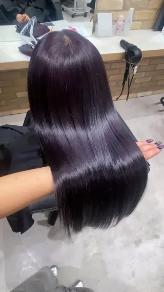 ロング 透明感/くすみカラー 🎀ここみ🎀のヘアスタイル