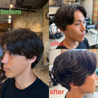 ショート パーマ ヘアアレンジ メンズ 🍀Ryosuke 🍀のヘアスタイル