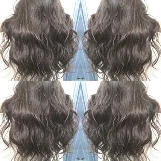 ロング カラー 井上 一平のヘアスタイル