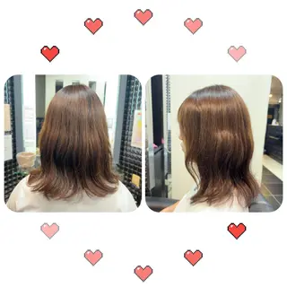 セミロング パーマ 鄭 瑩(てい えい) 🌈モデル募集🩵のヘアスタイル