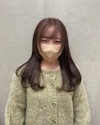 セミロング minatsu 東京の技術を京都でのヘアスタイル