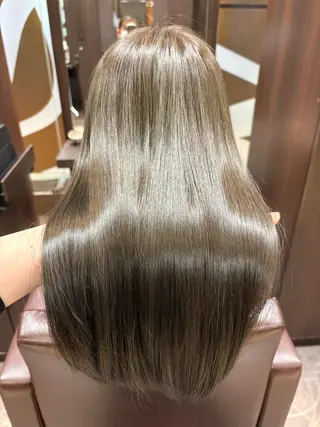 セミロング カラー 小池 穂果/ 府中のヘアスタイル