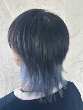 ミディアム 福本 ルミのヘアスタイル