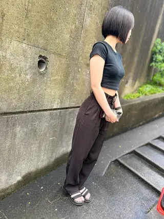 ショート ✨縮毛矯正✨髪質改善 ナカシマ ユミのヘアスタイル