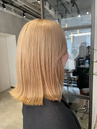 ミディアム 透明感カラー✨艶髪 制作🌱山根あゆみのヘアスタイル