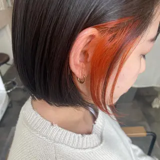 ミディアム カラー 吉村 夏椰のヘアスタイル