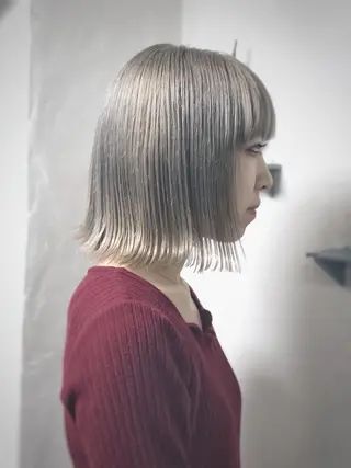 ショート カラー パーマ ヘアアレンジ メンズ 推し活専用 【派手髪】飯野ゆかりのヘアスタイル