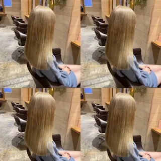セミロング カラー レイヤー×艶髪特化 マネージャー安藤光司のヘアスタイル