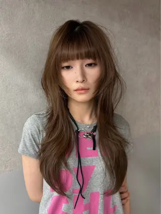 ロング Yuta✂︎ 韓国レイヤー🪽のヘアスタイル