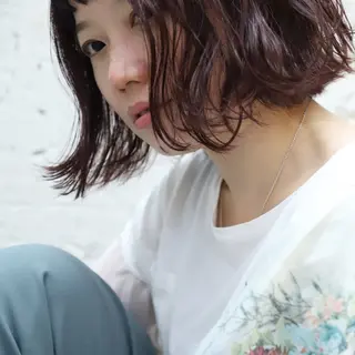 ミディアム 中山 泰徳のヘアスタイル