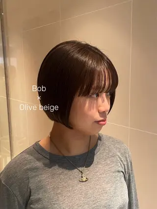 ショート カラー 縮毛矯正/レイヤー 🌙児玉光瑠のヘアスタイル