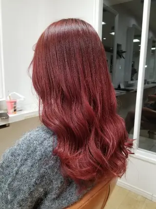 ロング 平野 杏奈のヘアスタイル