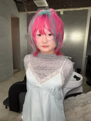 ショート カラー デザインカラー /rioのヘアスタイル