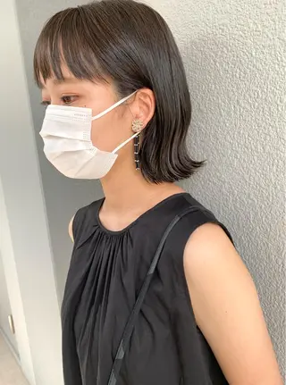 ショート カラー 樫原裕二/似合わせ カット/透明感カラーのヘアスタイル