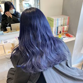 ロング ROCCOeast りんな/ハイトーン♡のヘアスタイル