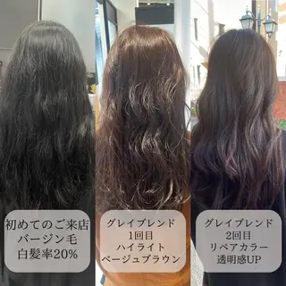 ロング カラー matka白髪ぼかし 大人ヘア/KEIKOのヘアスタイル