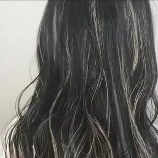 セミロング カラー 髪質改善カラー韓国風 レイヤーtudaのヘアスタイル
