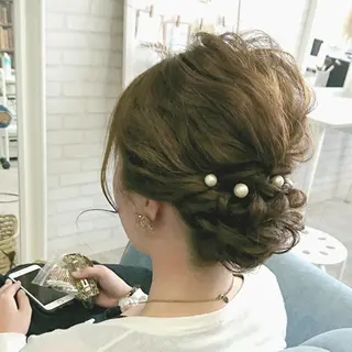 セミロング ヘアアレンジ 植田 真理のエステ・リラクイメージ