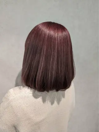 カラー 艶髪✨透明感カラー 山本　遥斗のヘアスタイル