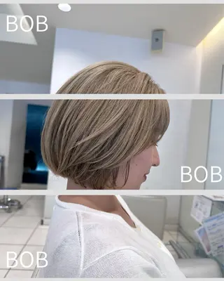 ショート 松下仁美 /切りっぱなしボブのヘアスタイル