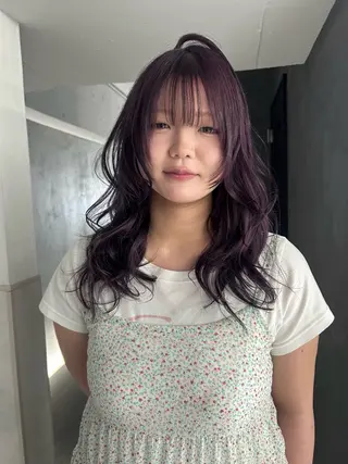 カラー ️💜akari💜 ハイトーン/レイヤーのヘアスタイル