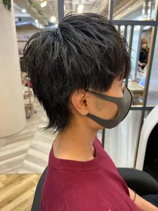 ショート メンズ 🫧艶ダブルカラー ブリーチ🫧トモヤのヘアスタイル