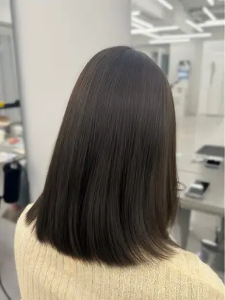 ミディアム なつき🎀韓国ヘア /透明感カラーのヘアスタイル