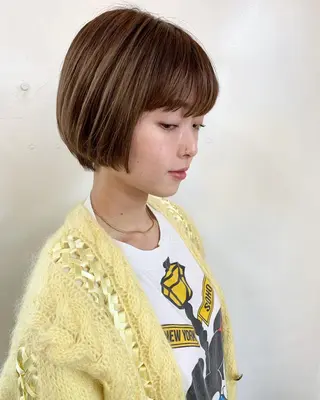 ショート カラー Shiho お洒落な エクステ♡ハイトーンのヘアスタイル