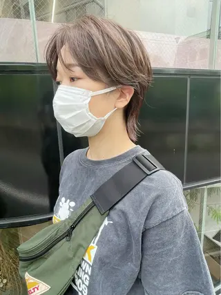 ショート シンプル+αな デザインを 松崎陸のヘアスタイル