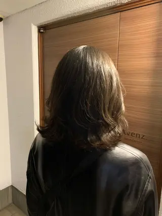 ミディアム 小島 颯太のヘアスタイル