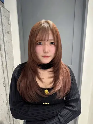 ロング 🎀LUNA🎀 レイヤーカット/艶髪のヘアスタイル