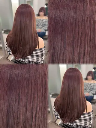 ロング カラー 🩷🎀モデル募集 きらら🎀🩷のヘアスタイル