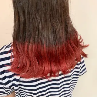 ロング カラー 暖色/ブリーチカラー 🎀 M i k uのヘアスタイル