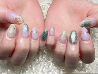 ネイル マジック ミラーのネイルデザイン