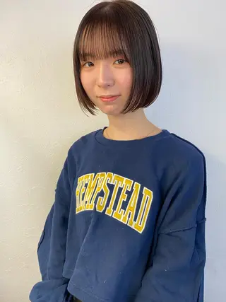 ショート カラー 森貴裕/ニュアンス パーマ/オリーブのヘアスタイル