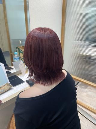 ミディアム カラー tocca千葉 ANNEX/せりなのヘアスタイル