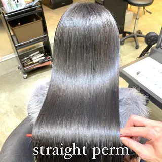 ロング カラー パーマ ✨縮毛矯正　韓国ヘア レイヤー✨大濱快斗のヘアスタイル