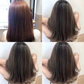 ミディアム カラー Yasu (ヤス)のヘアスタイル