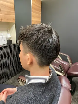 ショート メンズ メンズパーマモデル 大募集中のヘアスタイル