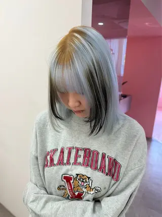 ミディアム カラー ブリーチカラー /MAHIROのヘアスタイル