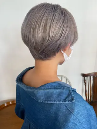ショート カラー ダメージレスサロン✨ kayo🌱のヘアスタイル