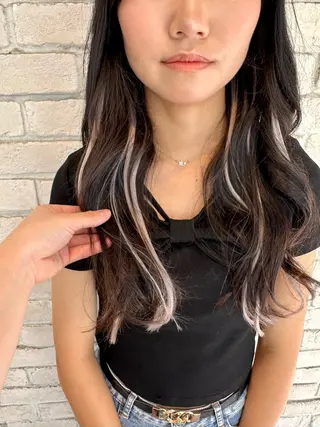 セミロング 横浜ヘアメ髪質改善 カラー🎀💘みさきのヘアスタイル
