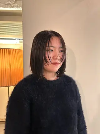 ミディアム ORe'S HAIR BE　GLaDまなみのヘアスタイル