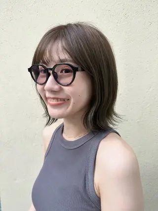 ショート カラー デザインカラー/パー マ🦖外岡咲希🦖のヘアスタイル