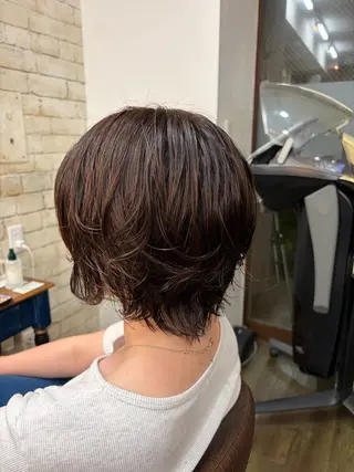 ショート パーマ 🍀ひなた🍀 カットモデル募集🎀のヘアスタイル