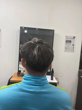 カラー パーマ メンズ 海外風パーマ カラー特化園田　楓莉のヘアスタイル