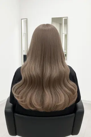ロング カラー 淵野辺カラーモデル 募集🌼畔上のヘアスタイル