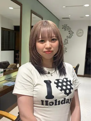 カラー ボブ&寒色🎐ᩚ 短髪 COCOROのヘアスタイル
