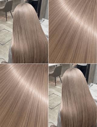 ロング カラー 色落ちまで盛れる 💟まなみのヘアスタイル