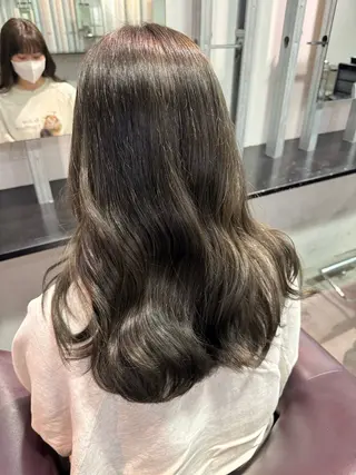 ロング カラー ベージュ透明感カラー 💟AYUMI💟のヘアスタイル
